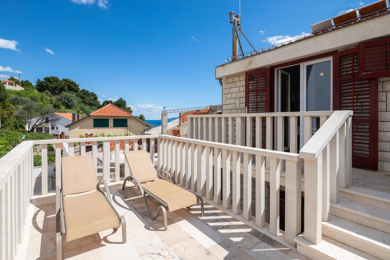Beachfront Xxl - 2 Apartments Together - Lokva Rogoznica Eksteriør bilde