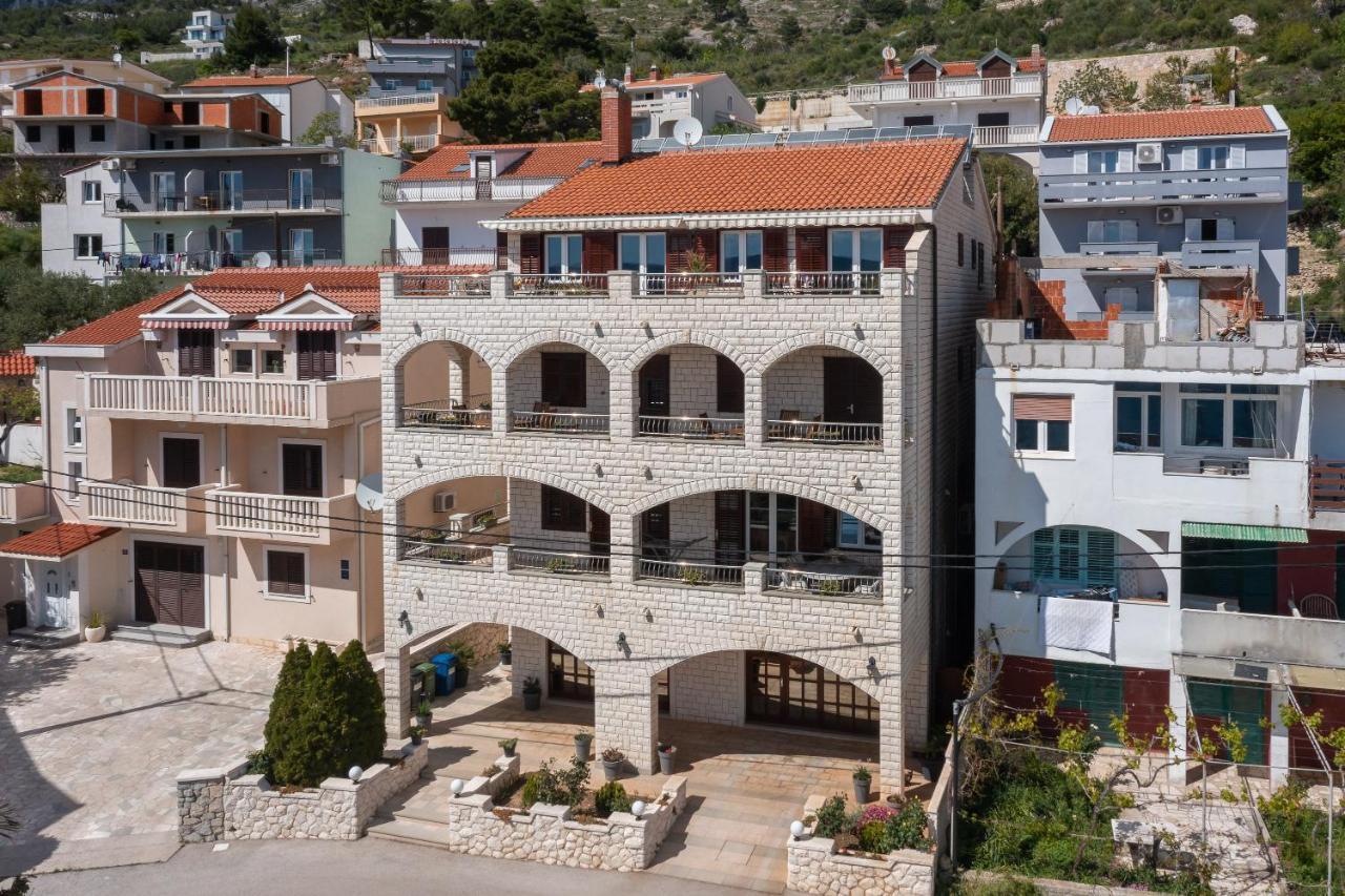 Beachfront Xxl - 2 Apartments Together - Lokva Rogoznica Eksteriør bilde