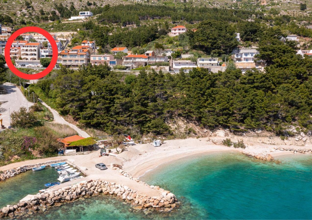 Beachfront Xxl - 2 Apartments Together - Lokva Rogoznica Eksteriør bilde